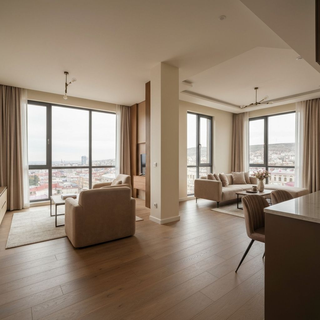 Modern apartment interior in Batumi